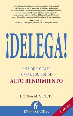 DELEGA | 9788495787774 | GENETT, DONNA M. | Llibreria Aqualata | Comprar llibres en català i castellà online | Comprar llibres Igualada