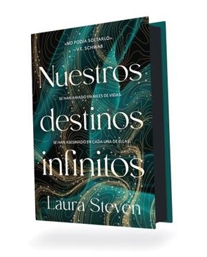 NUESTROS DESTINOS INFINITOS (EDICIÓN LIMITADA CON CANTOS PINTADOS) | 9788410085466 | STEVEN, LAURA | Llibreria Aqualata | Comprar llibres en català i castellà online | Comprar llibres Igualada