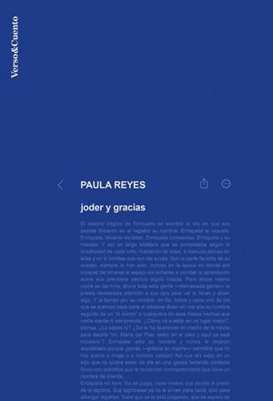 JODER Y GRACIAS | 9788403524866 | REYES, PAULA | Llibreria Aqualata | Comprar libros en catalán y castellano online | Comprar libros Igualada