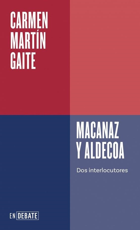 MACANAZ Y ALDECOA | 9788410433458 | MARTÍN GAITE, CARMEN | Llibreria Aqualata | Comprar libros en catalán y castellano online | Comprar libros Igualada