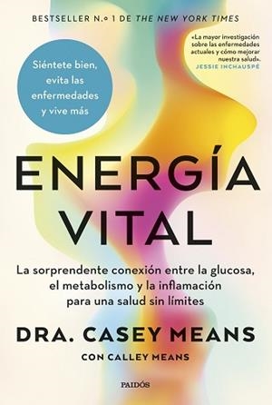 ENERGÍA VITAL | 9788449343537 | MEANS, CASEY / MEANS, CALLEY | Llibreria Aqualata | Comprar llibres en català i castellà online | Comprar llibres Igualada