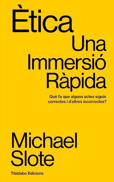 ÈTICA | 9791387633059 | SLOTE, MICHAEL | Llibreria Aqualata | Comprar llibres en català i castellà online | Comprar llibres Igualada