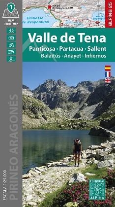 VALLE DE TENA - PANTICOSA, PARTACUA, SALLENT (ESCALA 1:25 000) | 9788470111723 | EDITORIAL ALPINA | Llibreria Aqualata | Comprar llibres en català i castellà online | Comprar llibres Igualada