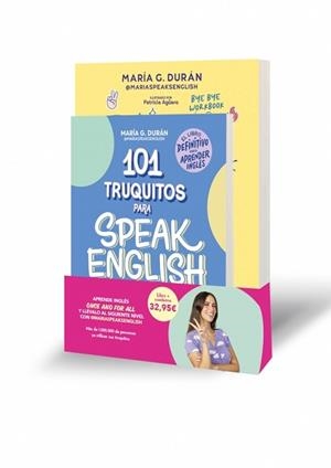 PACK MARÍA SPEAKS ENGLISH (101 TRUQUITOS + TRUQUIBOOK) | 9788419441454 | DURÁN (@MARIASPEAKSENGLISH), MARÍA G. | Llibreria Aqualata | Comprar libros en catalán y castellano online | Comprar libros Igualada
