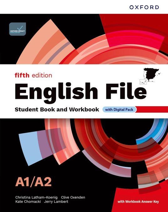 ENGLISH FILE A1/A2. STUDENT'S BOOK AND WORKBOOK AND DIGITAL WITH KEY (5TH EDITION) | 9780194148030 | Llibreria Aqualata | Comprar llibres en català i castellà online | Comprar llibres Igualada