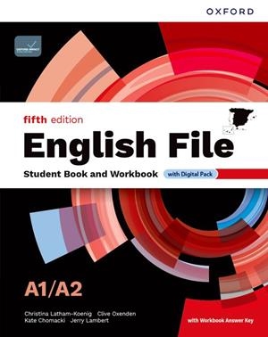 ENGLISH FILE A1/A2. STUDENT'S BOOK AND WORKBOOK AND DIGITAL WITH KEY (5TH EDITION) | 9780194148030 | Llibreria Aqualata | Comprar libros en catalán y castellano online | Comprar libros Igualada