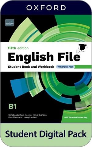 ENGLISH FILE B1. STUDENT'S BOOK AND WORKBOOK AND DIGITAL WITH KEY PA (5TH EDITION) | 9780194144025 | Llibreria Aqualata | Comprar libros en catalán y castellano online | Comprar libros Igualada