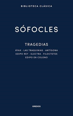 TRAGEDIAS | 9788424939458 | SÓFOCLES | Llibreria Aqualata | Comprar llibres en català i castellà online | Comprar llibres Igualada