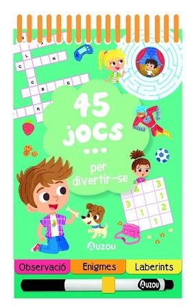 45 JOCS PER DIVERTIR-SE | 9791039534024 | POTARD, CÉLINE/TAFUNI, GABRIEL | Llibreria Aqualata | Comprar llibres en català i castellà online | Comprar llibres Igualada