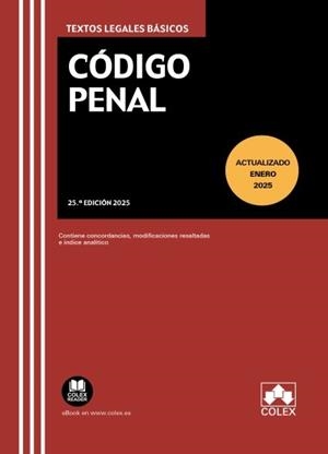 CÓDIGO PENAL | 9788411947749 | EDITORIAL COLEX, S.L. | Llibreria Aqualata | Comprar llibres en català i castellà online | Comprar llibres Igualada