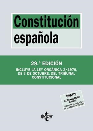 CONSTITUCIÓN ESPAÑOLA | 9788430993048 | EDITORIAL TECNOS | Llibreria Aqualata | Comprar llibres en català i castellà online | Comprar llibres Igualada