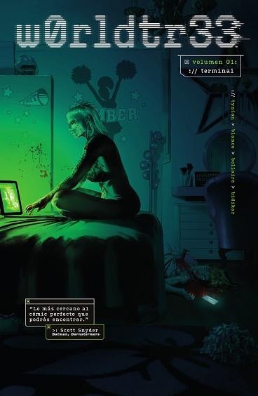 W0RLDTR33 01. TERMINAL | 9788467978841 | JAMES TYNION/JORDIE BELLAIRE/FERNANDO BLANCO | Llibreria Aqualata | Comprar libros en catalán y castellano online | Comprar libros Igualada