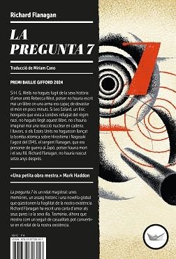 PREGUNTA 7, LA | 9791387726157 | FLANAGAN, RICHARD | Llibreria Aqualata | Comprar libros en catalán y castellano online | Comprar libros Igualada