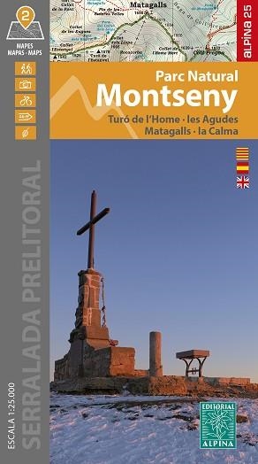 MONTSENY. PARC NATURAL 1:25000 | 9788470111907 | VV.AA. | Llibreria Aqualata | Comprar llibres en català i castellà online | Comprar llibres Igualada