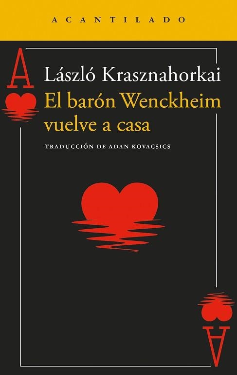 BARÓN WENCKHEIM VUELVE A CASA, EL | 9788419958204 | KRASZNAHORKAI, LÁSZLÓ | Llibreria Aqualata | Comprar libros en catalán y castellano online | Comprar libros Igualada