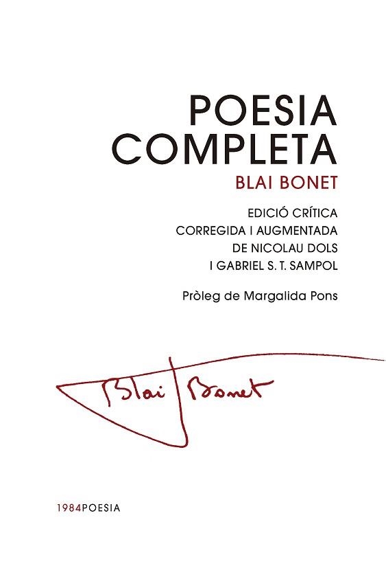 POESIA COMPLETA (BLAI BONET) | 9791387757144 | BONET, BLAI | Llibreria Aqualata | Comprar llibres en català i castellà online | Comprar llibres Igualada