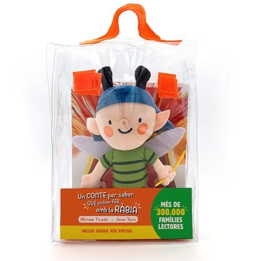 PACK TINC UN VOLCÀ: LLIBRE + PELUIX | 9788419747709 | TIRADO, MÍRIAM | Llibreria Aqualata | Comprar llibres en català i castellà online | Comprar llibres Igualada
