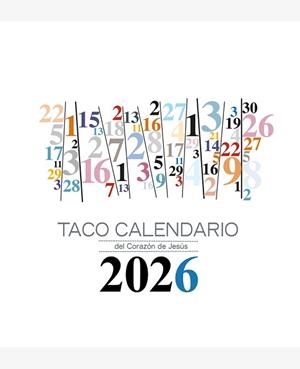 2026 CALENDARIO TACO DEL CORAZÓN DE JESÚS - MESA NÚMEROS | 9788427149793 | GRUPO DE COMUNICACIÓN LOYOLA | Llibreria Aqualata | Comprar llibres en català i castellà online | Comprar llibres Igualada