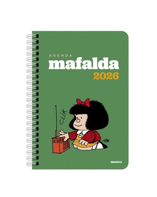 2026 AGENDA MAFALDA ANILLADA MÓDULOS VERDE | 9786316693129 | QUINO | Llibreria Aqualata | Comprar llibres en català i castellà online | Comprar llibres Igualada