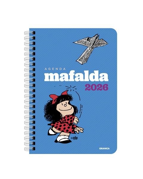 2026 AGENDA MAFALDA ANILLADA COLUMNAS AZUL | 9786316693112 | QUINO | Llibreria Aqualata | Comprar llibres en català i castellà online | Comprar llibres Igualada