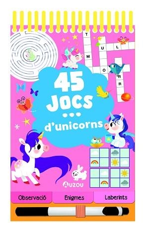 45 JOCS D’UNICORNS | 9791039563260 | VARIOS AUTORES | Llibreria Aqualata | Comprar libros en catalán y castellano online | Comprar libros Igualada