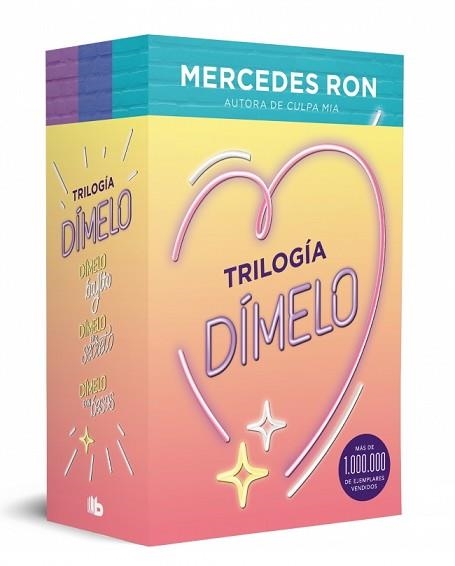 TRILOGÍA DÍMELO (PACK CON: DÍMELO BAJITO | DÍMELO EN SECRETO | DÍMELO CON BESOS) | 9788413146157 | RON, MERCEDES | Llibreria Aqualata | Comprar libros en catalán y castellano online | Comprar libros Igualada