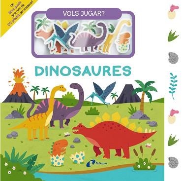 VOLS JUGAR? DINOSAURES | 9788413494241 | VARIOS AUTORES | Llibreria Aqualata | Comprar libros en catalán y castellano online | Comprar libros Igualada