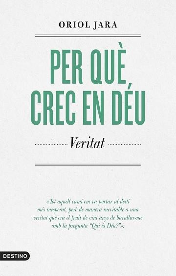PER QUÈ CREC EN DÉU | 9788419734136 | JARA, ORIOL | Llibreria Aqualata | Comprar llibres en català i castellà online | Comprar llibres Igualada