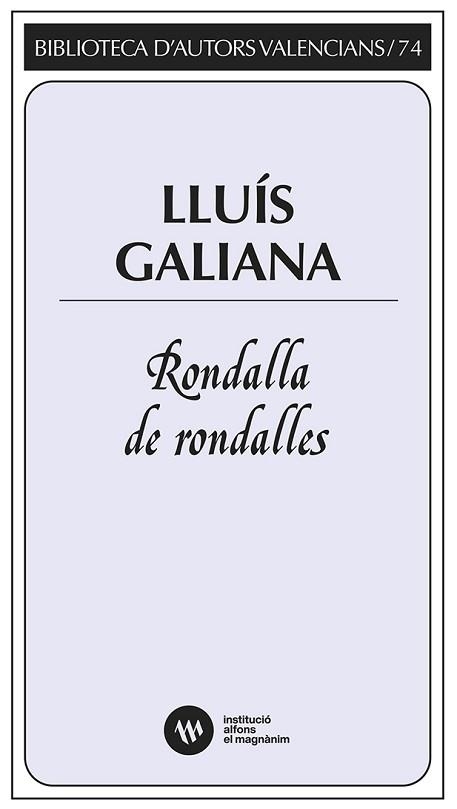 RONDALLA DE RONDALLES | 9788411560900 | GALIANA, LLUÍS | Llibreria Aqualata | Comprar llibres en català i castellà online | Comprar llibres Igualada