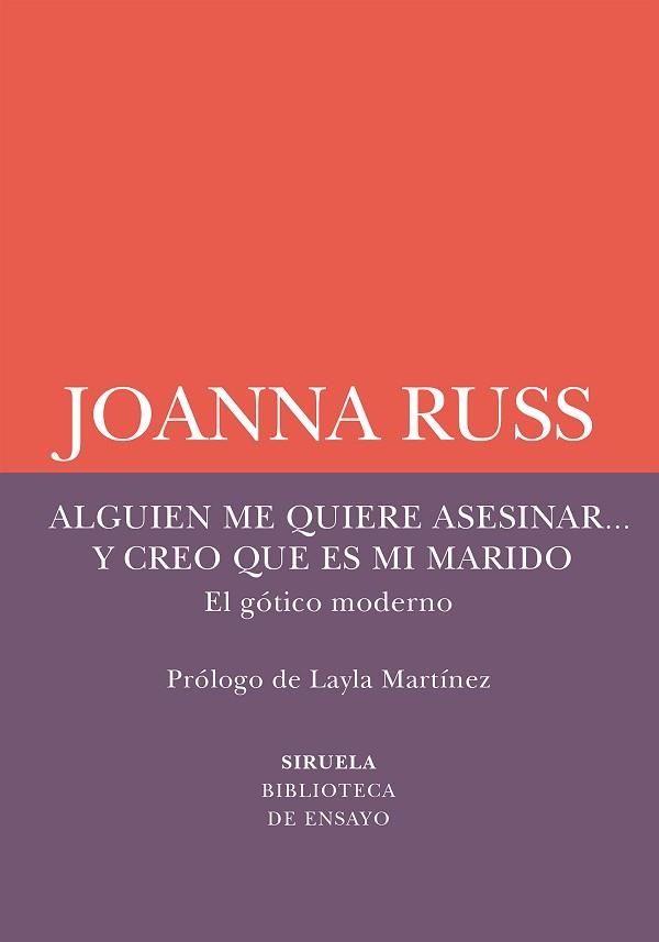ALGUIEN ME QUIERE ASESINAR... Y CREO QUE ES MI MARIDO | 9791387688714 | RUSS, JOANNA | Llibreria Aqualata | Comprar llibres en català i castellà online | Comprar llibres Igualada