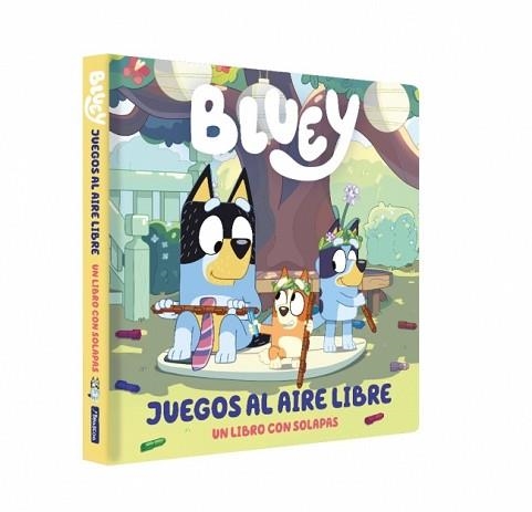 BLUEY. LIBRO DE CARTÓN CON SOLAPAS - JUEGOS AL AIRE LIBRE | 9788448872731 | BLUEY | Llibreria Aqualata | Comprar llibres en català i castellà online | Comprar llibres Igualada