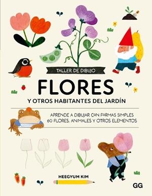FLORES (TALLER DE DIBUJO) | 9788425236068 | KIM, HEEGYUM | Llibreria Aqualata | Comprar llibres en català i castellà online | Comprar llibres Igualada