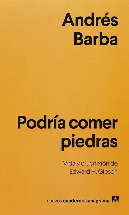 PODRÍA COMER PIEDRAS | 9788433949271 | BARBA, ANDRÉS | Llibreria Aqualata | Comprar llibres en català i castellà online | Comprar llibres Igualada