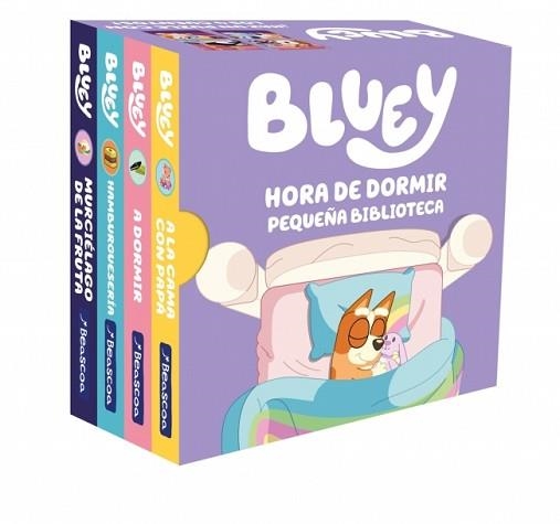 BLUEY. LIBRO JUGUETE - HORA DE DORMIR. PEQUEÑA BIBLIOTECA (EDICIÓN EN ESPAÑOL) | 9788448872823 | BLUEY | Llibreria Aqualata | Comprar llibres en català i castellà online | Comprar llibres Igualada