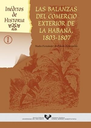 BALANZAS DEL COMERCIO EXTERIOR DE LA HABANA, 1803-1807, LAS | 9788483732922 | FERNANDEZ DE PINEDO ECHEVARRIA, NADIA | Llibreria Aqualata | Comprar llibres en català i castellà online | Comprar llibres Igualada