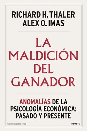 MALDICIÓN DEL GANADOR, LA | 9788423439027 | THALER, RICHARD H./IMAS, ALEX O. | Llibreria Aqualata | Comprar llibres en català i castellà online | Comprar llibres Igualada