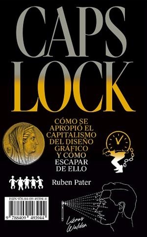 CAPS LOCK | 9788409493944 | PATER, RUBEN / MORENO HERRANZ, MANUEL | Llibreria Aqualata | Comprar llibres en català i castellà online | Comprar llibres Igualada