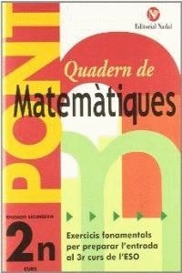 MATEMÀTIQUES PONT 2 ESO | 9788478875018 | VIUDEZ SÁNCHEZ, MARIA ANGELS | Llibreria Aqualata | Comprar libros en catalán y castellano online | Comprar libros Igualada