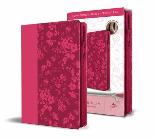 BIBLIA REINA VALERA 1960 LETRA GRANDE. SÍMIL FUCSIA | 9781644733851 | REINA VALERA REVISADA | Llibreria Aqualata | Comprar llibres en català i castellà online | Comprar llibres Igualada