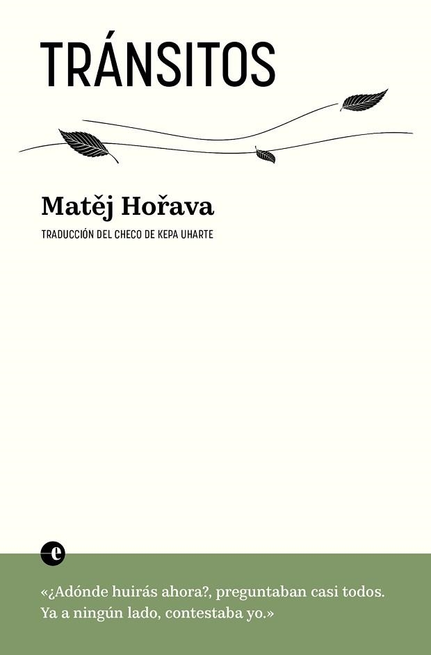 TRÁNSITOS | 9788412968958 | HORAVA, MATEJ | Llibreria Aqualata | Comprar llibres en català i castellà online | Comprar llibres Igualada