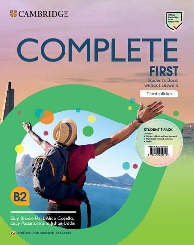 COMPLETE FIRST STUDENTS PACK (STUDENTS BOOK WITHOUT ANSWERS AND WORKBOOK WITHOUT | 9788413224510 | BROOK-HART, GUY/COPELLO, ALICE/JISHAN UDDIN, JISHAN/D’ANDRIA URSOLEO, JACOPO/GRALTON, KATE | Llibreria Aqualata | Comprar llibres en català i castellà online | Comprar llibres Igualada