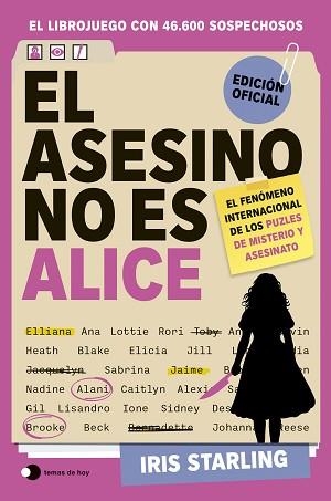 ASESINO NO ES ALICE, EL | 9791388279201 | STARLING, IRIS | Llibreria Aqualata | Comprar llibres en català i castellà online | Comprar llibres Igualada