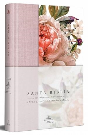 BIBLIA REINA VALERA 1960 LETRA GRANDE. TAPA DURA, TELA ROSADA CON FLORES, TAMAÑO | 9781644733875 | REINA VALERA REVISADA 1960 | Llibreria Aqualata | Comprar llibres en català i castellà online | Comprar llibres Igualada