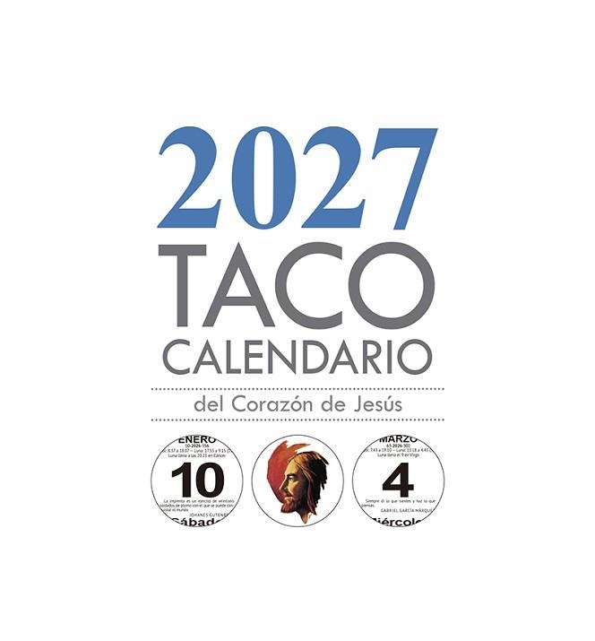 2027 TACO CALENDARIO DEL CORAZÓN DE JESÚS - MESA SGDO. - CON ESPIRAL | 9788427150577 | GRUPO DE COMUNICACIÓN LOYOLA. | Llibreria Aqualata | Comprar libros en catalán y castellano online | Comprar libros Igualada
