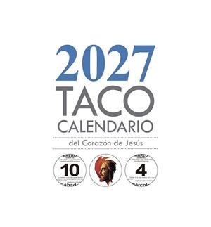 2027 TACO CALENDARIO DEL CORAZÓN DE JESÚS - MESA SGDO. - CON ESPIRAL | 9788427150577 | GRUPO DE COMUNICACIÓN LOYOLA. | Llibreria Aqualata | Comprar llibres en català i castellà online | Comprar llibres Igualada