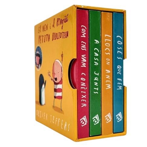 NEN I EL PINGÜÍ, EL.  PETITA BIBLIOTECA. CAIXA AMB 4 LLIBRES | 9791387883355 | JEFFERS, OLIVER | Llibreria Aqualata | Comprar llibres en català i castellà online | Comprar llibres Igualada