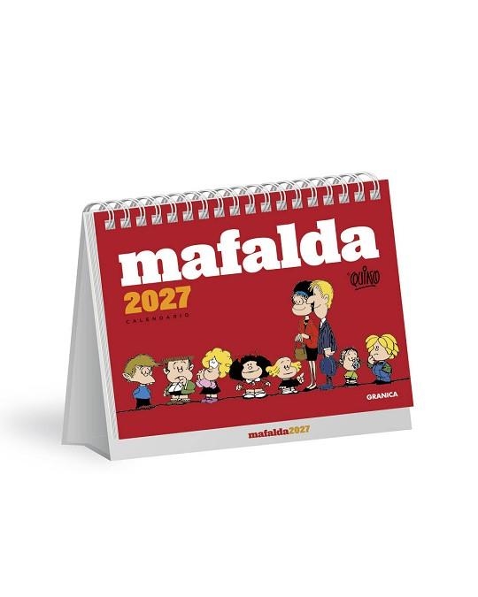 2027 CALENDARIO MAFALDA DE ESCRITORIO MENSUAL | 9786316845153 | QUINO | Llibreria Aqualata | Comprar llibres en català i castellà online | Comprar llibres Igualada
