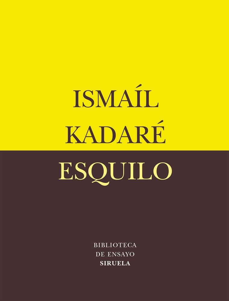 ESQUILO (BIB. DE ENSAYO) | 9788478449484 | KADARE, ISMAIL | Llibreria Aqualata | Comprar libros en catalán y castellano online | Comprar libros Igualada