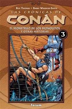 CRONICAS DE CONAN 3, LA: EL MONSTRUO DE LOS MONOLITOS Y OTRA | 9788467415322 | THOMAS, ROY | Llibreria Aqualata | Comprar libros en catalán y castellano online | Comprar libros Igualada