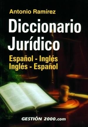 DICCIONARIO JURIDICO : ESPAÑOL-INGLES, INGLES-ESPAÑOL | 9788480888301 | RAMIREZ GUZMAN, ANTONIO | Llibreria Aqualata | Comprar libros en catalán y castellano online | Comprar libros Igualada